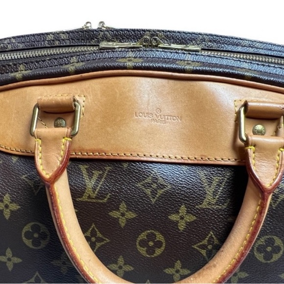 Louis Vuitton Monogram Alize 24 Heures Travel Bag w Detachable Non Brand Strap - Picture 9 of 13